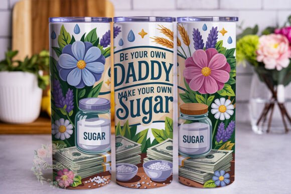 Be Your Own Daddy 20oz Tumbler Wrap Graphics