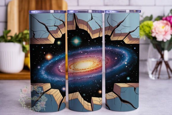 Cosmic Stone Galaxy: Graphics for Tumbler Wraps