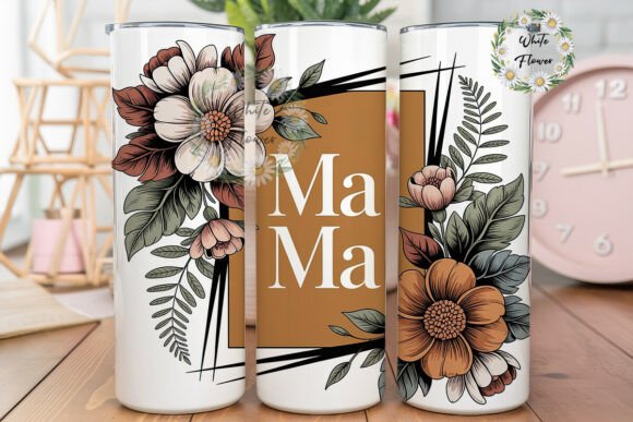 Earthy Floral MA MA Tumbler Wrap Graphics Review