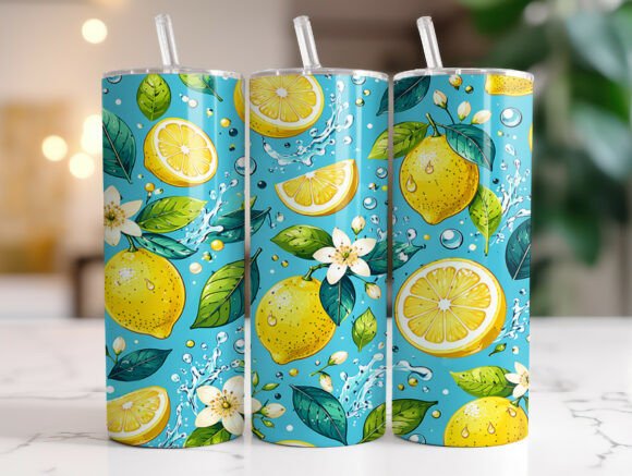 Lemon Citrus Splash Graphics & Tumbler Wraps Review