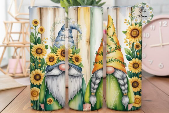 Sunflower Gnome Wood Plank: Tumbler Wraps & Graphics Review