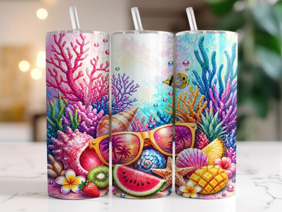 Tropical Coral Reef Sunglasses Tumbler Graphics & Wraps Review